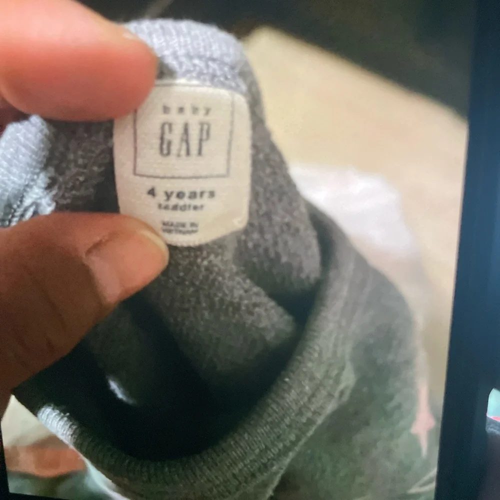 GAP Girl 4T Gray Knit Sweater dress